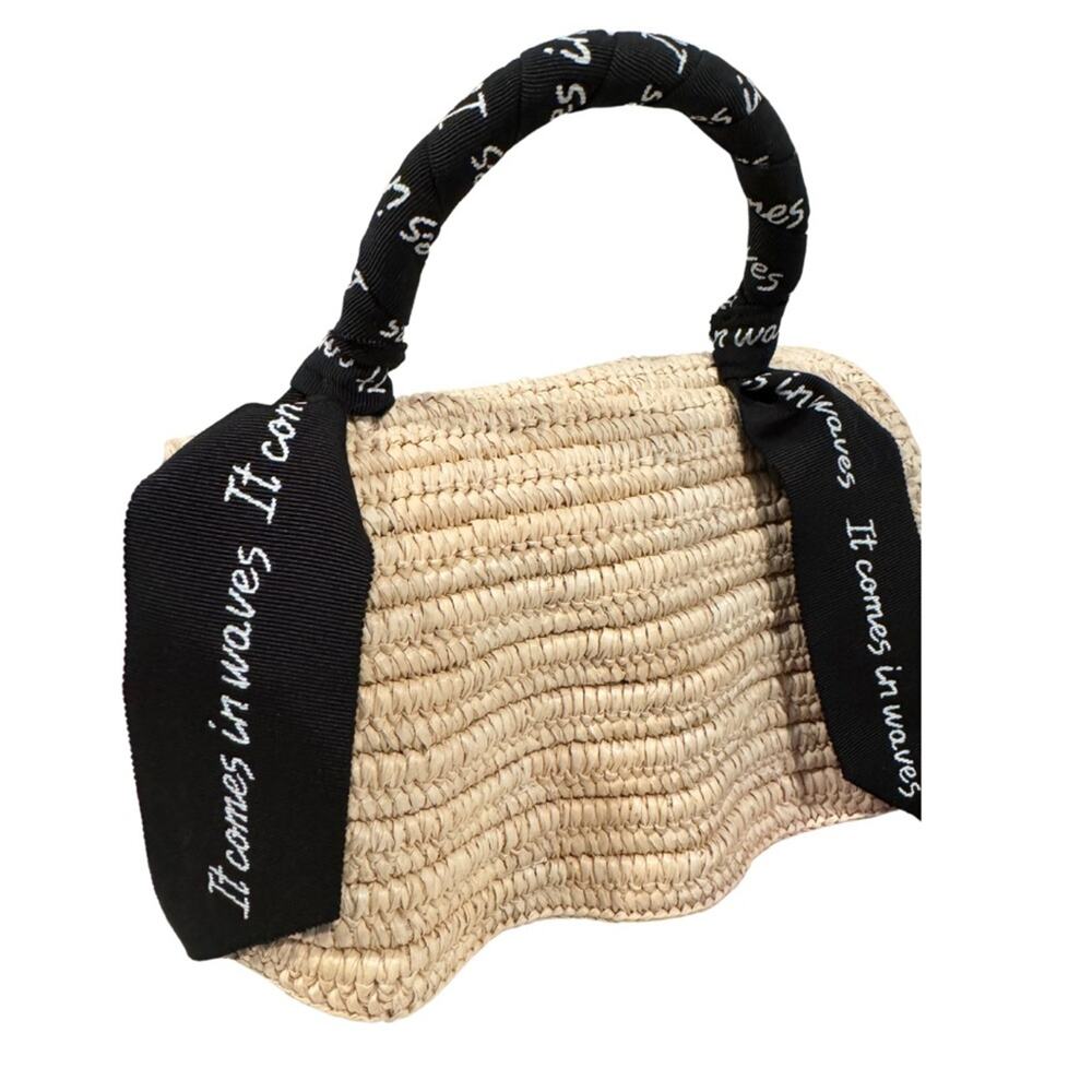 Sensi Studio | New | Raffia Handbag NWT